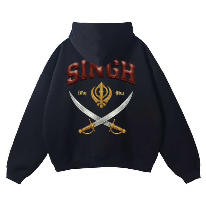 Oversized Kirpan Singh Hoodie