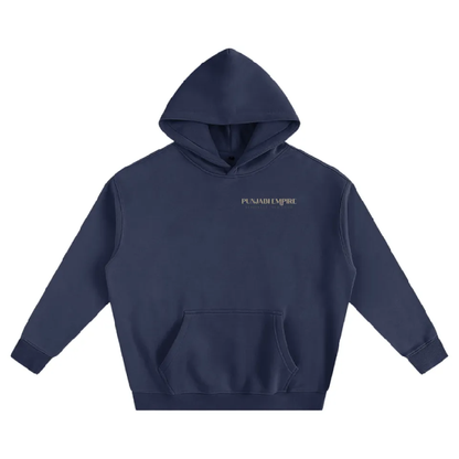 Oversized Navy Blue "One God" Hoodie
