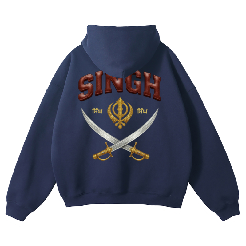 Oversized Kirpan Singh Hoodie