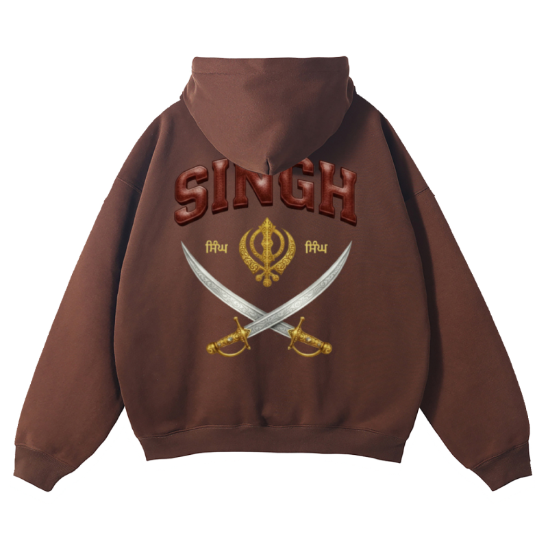 Oversized Kirpan Singh Hoodie
