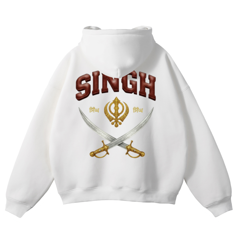 Oversized Kirpan Singh Hoodie