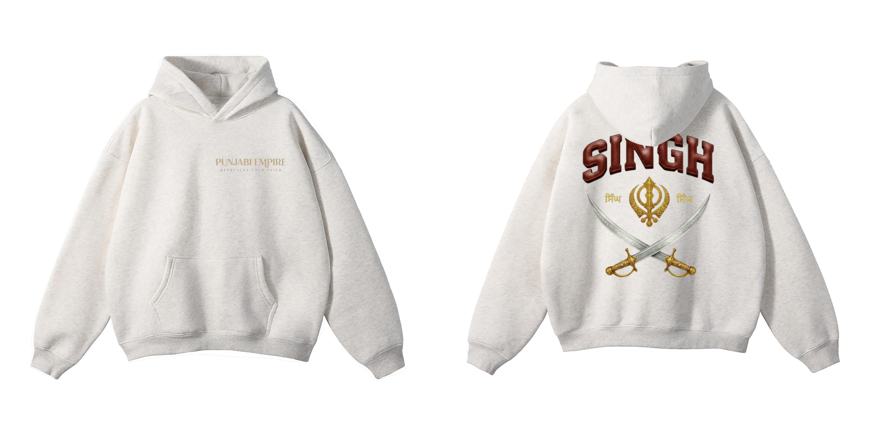 Oversized Kirpan Singh Hoodie