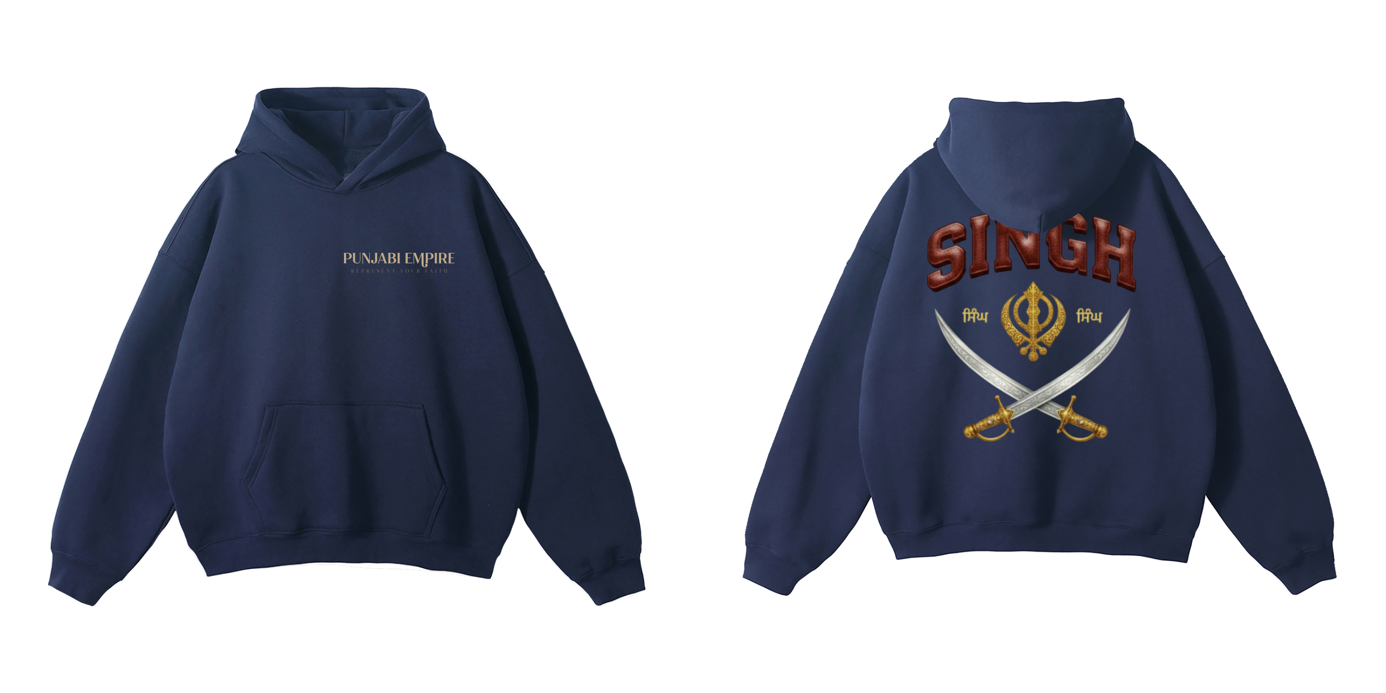 Oversized Kirpan Singh Hoodie