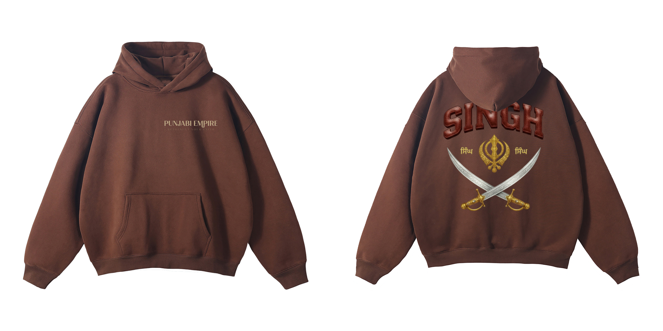 Oversized Kirpan Singh Hoodie